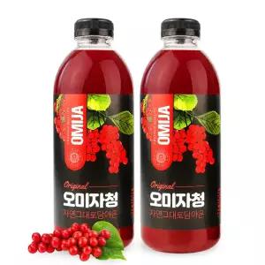 자연닮음 문경 오미자청 원액 엑기스 1L 2병