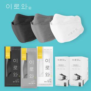 [KF94 /50,100매] 이로와(화이트,그레이,블랙)(대형)(중형) 의약외품,국내산원부자재사용