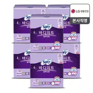 [소피]쏘피 바디피트 볼록맞춤 오버나이트 12P x 6개