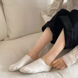 국산 남자 여자 데일리 골지 페이크삭스 덧신 양말 5켤레
