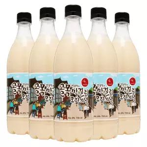 골목양조 박유덕의 골목막걸리오리지널 6도 750ml x5병