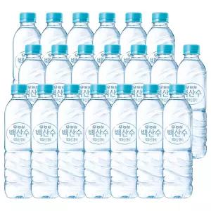 officeseller 생수 : 농심 백산수 (500ml) [20병]