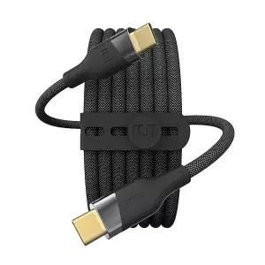 [아트박스]/아트뮤 우븐 C to C 100W 240W 5A PD 고속충전 케이블 150cm 블랙