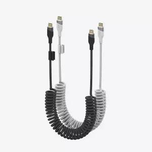 [아트뮤]우븐 스프링 C타입 to C 100W 240W 5A PD 고속충전 케이블