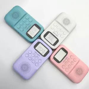 아이리버 미니 효도 라디오 휴대용 블루투스 스피커 FM/AM 라디오 MP3플레이어 IRS-C707 Micro SD 지원, 보이스 레코드 지원