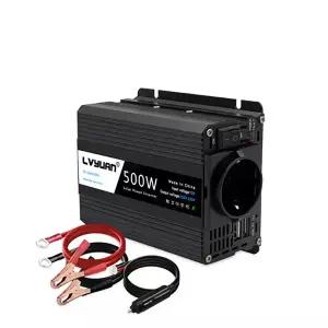 LVYUAN 차량용 인버터 500W 12V 자동차 시거잭 충전기 유사계단파
