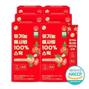 로팜 애플사이다비니거 유기농 애사비 100% (15gx15포) 6박스