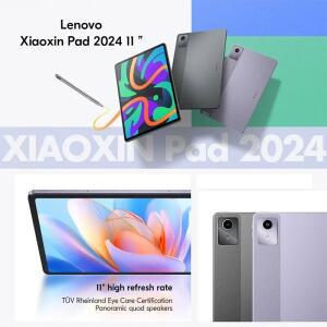 레노버 샤오신 패드 2024 태블릿, 글로벌 롬, 8GB 퀄컴 스냅드래곤 685 옥타 코어, 11 인치 와이파이, 8MP,