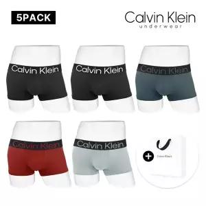 [Calvin Klein]캘빈클라인 언더웨어 남성 팬티 드로즈 사각 5장 세트 NP2716O+쇼핑백