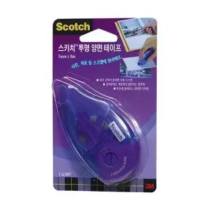 3M 한손으로쓰는 양면테이프 017D 84x8mm 갑 10개입