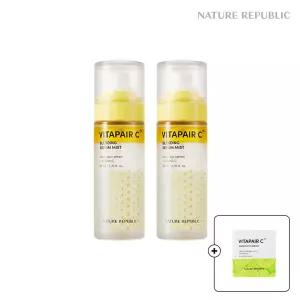 [네이처리퍼블릭] 비타페어C 블랜딩 세럼 미스트 80ml 2개 (+ 비타페어C 잡티세럼 1ml)