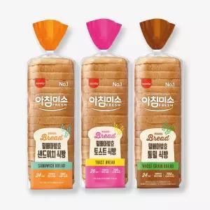 삼립 간식 대용량 식빵 아침미소 밀배아 발효 샌드위치 토스트 통밀