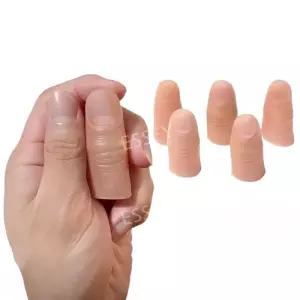 가짜 손가락 의수 모형 마네킹 보호 중지 검지 실리콘 핑거 손 인조 약지 인공 슬리브 발가