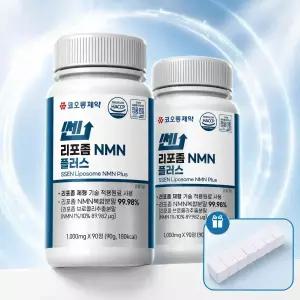 코오롱제약 쎈 리포좀 NMN 2병(180정) 6개월분 브로콜리추출물 파이토케미컬 인지질코팅 엔엠엔