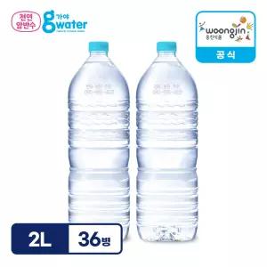 웅진 가야G워터 무라벨 2L X 36병