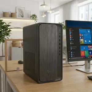 HP 옴니데스크 인텔 AI U5-225 DDR5 16GB Gen4 256GB WIN11HOME 듀얼모니터 미니타워 M03-0038DG 사무 데스