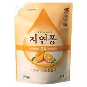자연퐁 자연퐁오렌지 자연퐁주방세제 리필 1.4L