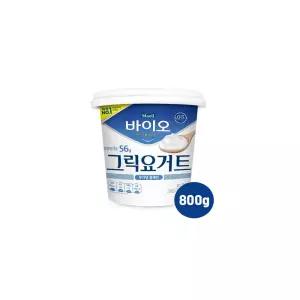 매일바이오 그릭요거트 무가당 플레인800g 2개 냉장무배