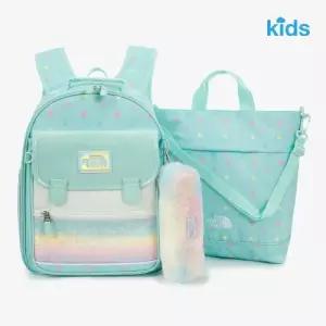 노스페이스 키즈 걸즈 캔디 도트 스쿨 팩 ICE_GREEN EVR NM2DS02S