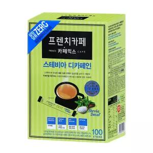 프렌치카페 카페믹스 디카페인 스테비아 100T x 1개 / 커피믹스