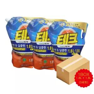 테크 삶아빤듯 딥클린 1.8L x 6 / 일반 드럼 겸용