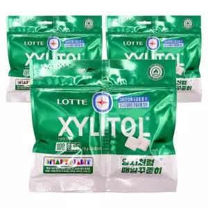 롯데 자일리톨 껌 오리지날 115g 리필 x 3개