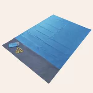 대형 팩고정 휴대용 초경량 캠핑 피크닉 야외 접이식 방수 얇은 돗자리 매트 140x200cm 3color