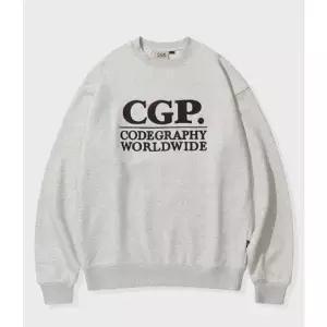 [코드그라피](타임스퀘어점패션관)CGP 스퀘어 로고 맨투맨 CBEBUTL020