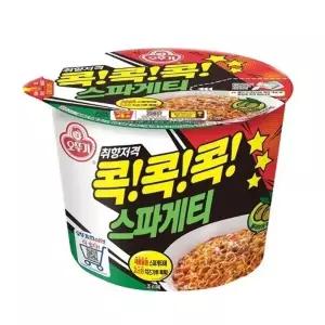 큰컵라면 오뚜기 콕콕콕 스파게티 120g 6개