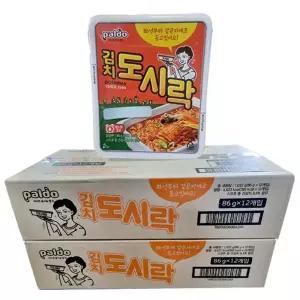 팔도 김치 도시락 86g 24개