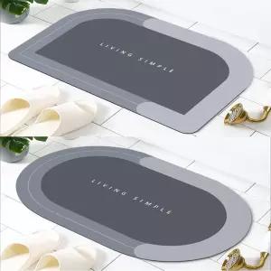 롤링 돌돌이 폭신한 규조토 발매트 욕실 주방매트 북유럽 현관 러그 욕실판 면매트 화장실 극세사 PVC