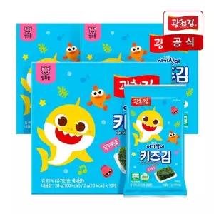 [광천김] 핑크퐁 오가닉 조미 키즈김 2g 10봉x3팩 총30봉