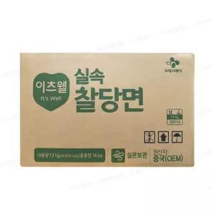 이츠웰 실속 찰당면 13kg 1개