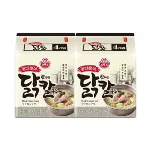 오뚜기 동대문 닭한마리 칼국수 4입 x 2개