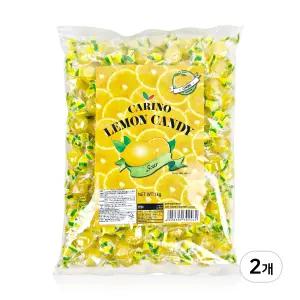 카리노 사우어 레몬 캔디 1kg 2개