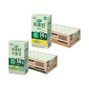 셀렉스 식물성 프로틴 당솔브 음료 오곡맛 190ml, 24입, 1개+옥수수맛 190ml, 24입, 1개
