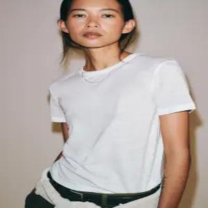 ZARA 자라 리오셀 반소매 티셔츠 화이트 3431 633 250