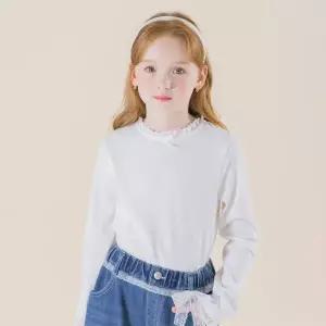 [아이러브제이] 튜니 레이스 골지 티 JYFTO06