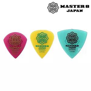MASTER8 JAPAN 인피닉스 하드폴리쉬 러버그립 통기타 일렉기타 피크