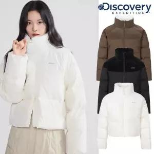 [디스커버리](강남점)[정가299000원] 디스커버리 DWDJ95056 여성 올리브 크롭 글로우 다운 숏패딩 숏다...