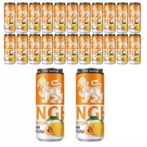 싱하 유자레몬소다 탄산음료 330ml 24개 0칼로리 0슈가 제로탄산음료