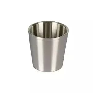 [셀러허브 생활리빙]국산 스텐 이중물컵 식당 업소 급식 컵 음료컵 물잔 170ml (52897837)