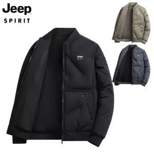지프 JEEP SPIRIT 내마모성 방풍 방수 야구넥 패딩 남 겨울 두툼한 보온패딩