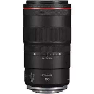 Canon RF100mm F2.8 L Macro는 USM 렌즈이며 중형 망원 매크로 EOS R 시리즈 미러리스 카메라와 호환 블랙