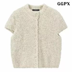 러블리 부클 반팔 니트 가디건 (GQDCK009D)