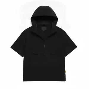 내셔널지오그래픽 아델리 경량 우븐 스트레치 반팔 아노락 CARBON BLACK N242UFT941198