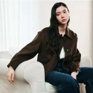 로엠 페이크 스웨이드 블루종 점퍼 RMJKG4TR13
