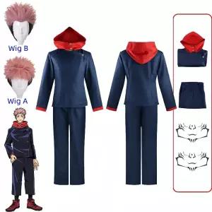 주술회전 JUJUTSU KAISEN ITADORI YUJI 코스프레 의상 정장 파티 할로