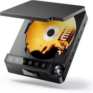 Desobry TV용 미니 DVD 플레이어 전 지역 무료 1080P HDMI USB/TF 지원 컴팩트한 플립탑 디자인 출력 최대