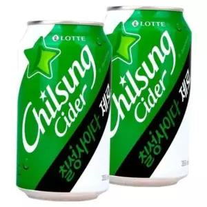 탄산 롯데 칠성사이다 제로 x 24캔 355ml
